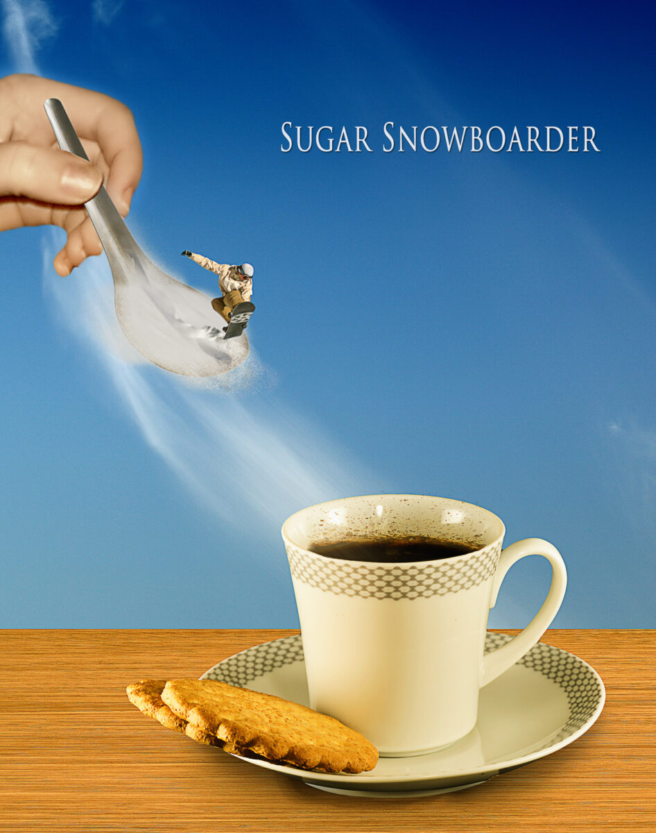 Composing Sugar Snowboarder