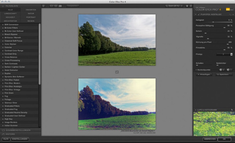 Color Efex Pro 4 Film Efex Nostalgic