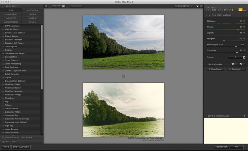 Color Efex Pro 4 Film Efex Vintage