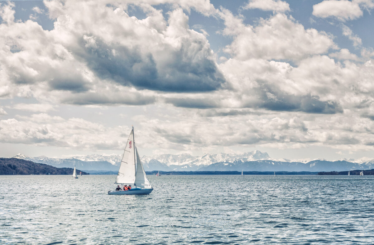 Segelboot am Starnberger See