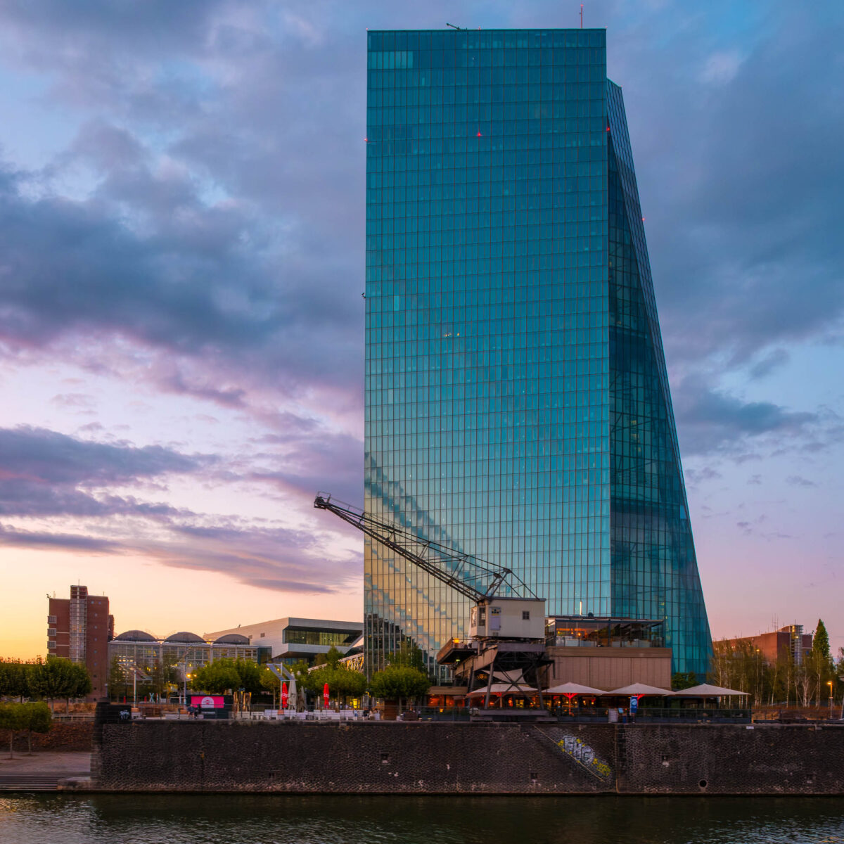 Sonnenuntergang in Frankfurt